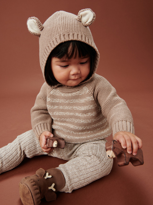 Marled Sweater Baby Leggings