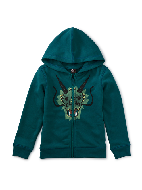 Horned Dragon Graphic Hoodie
