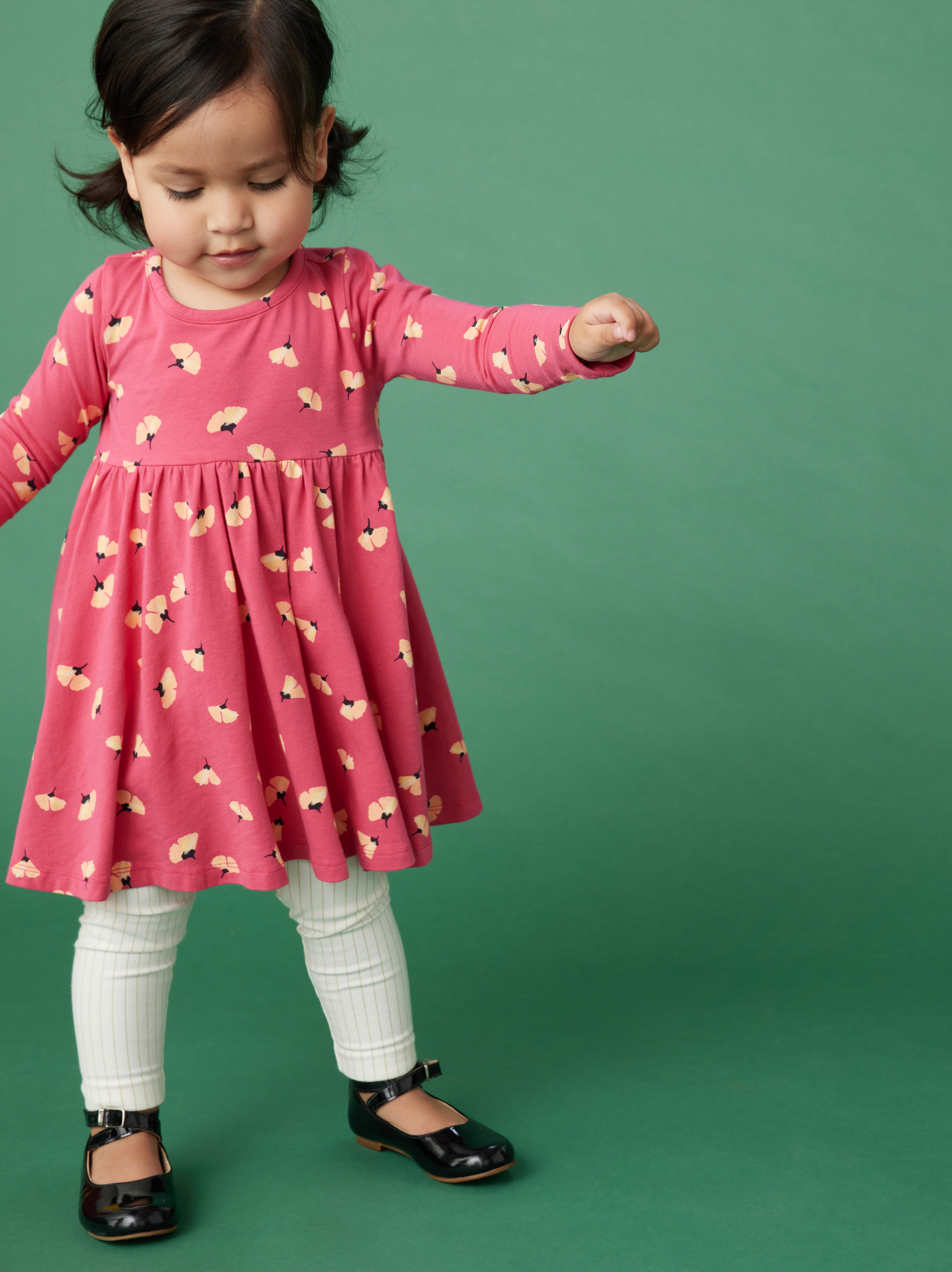 Long Sleeve Twirl Baby Dress | Tea Collection