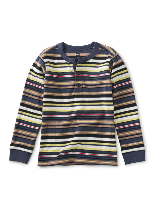 Long Sleeve Henley Top