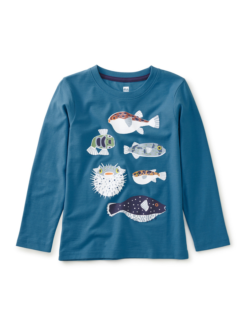 Pufferfish Parade Graphic Tee