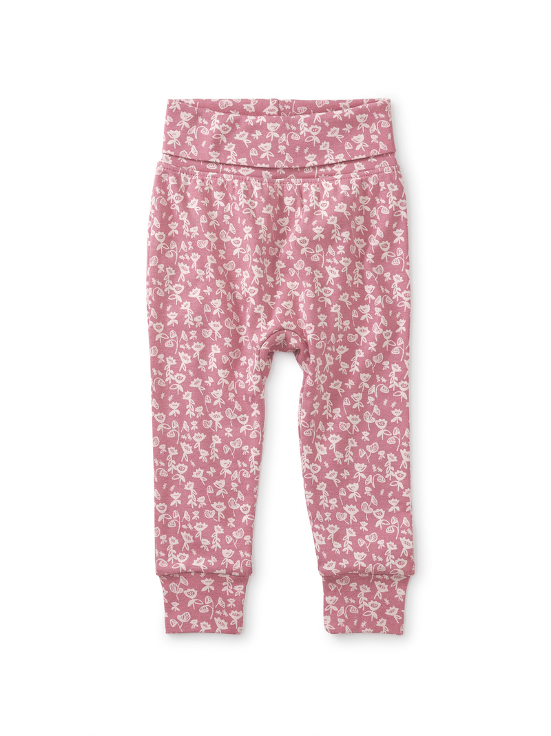 Fold-Over-Waist Baby Pants