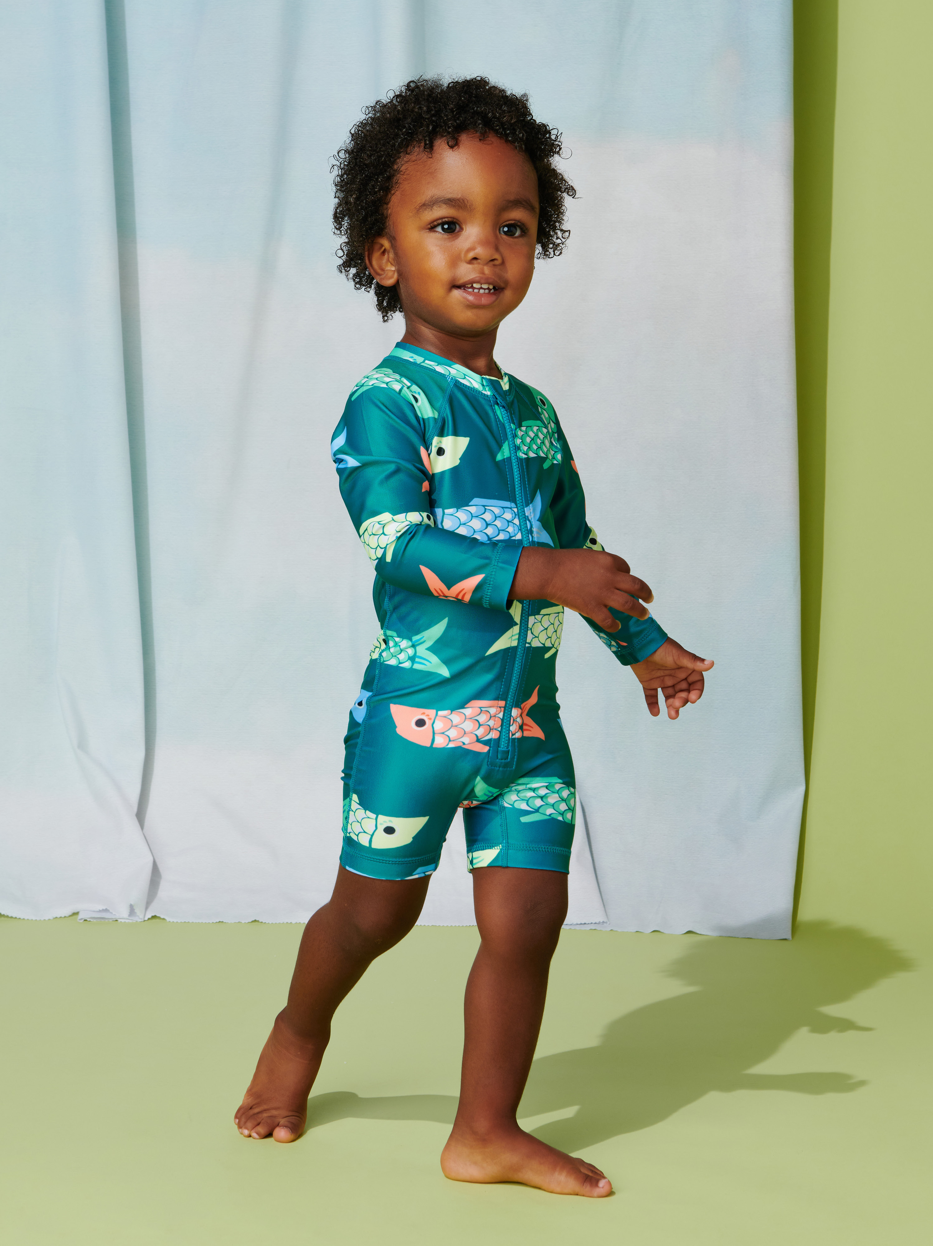 Rash Guard Baby Swimsuit Tea Collection