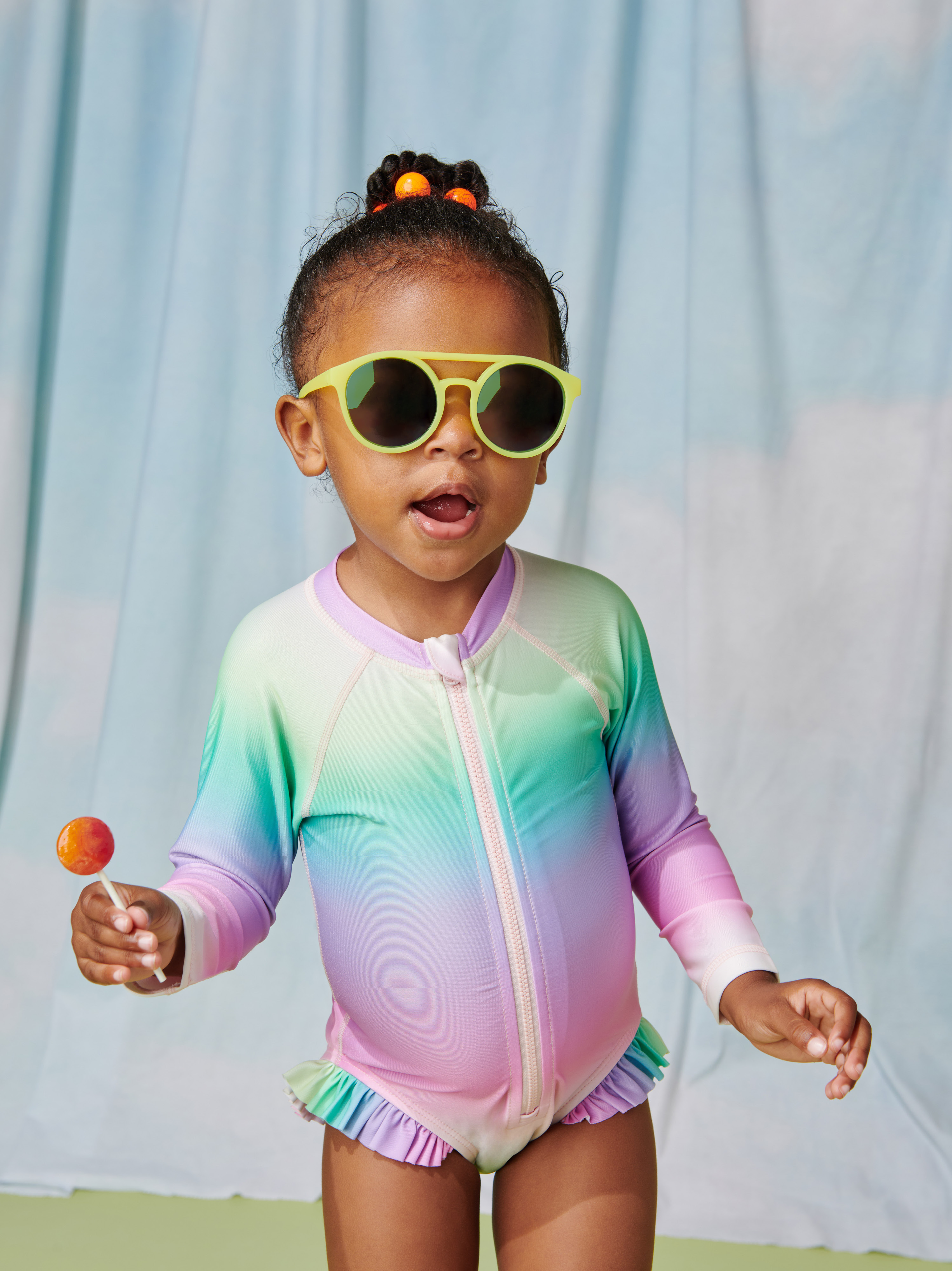 Rash Guard Baby Swimsuit Tea Collection