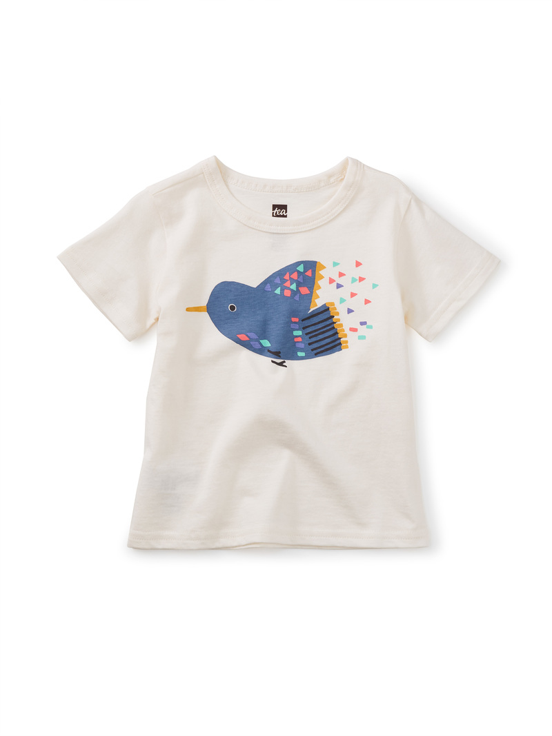 Confetti Bird Baby Graphic Tee | Tea Collection