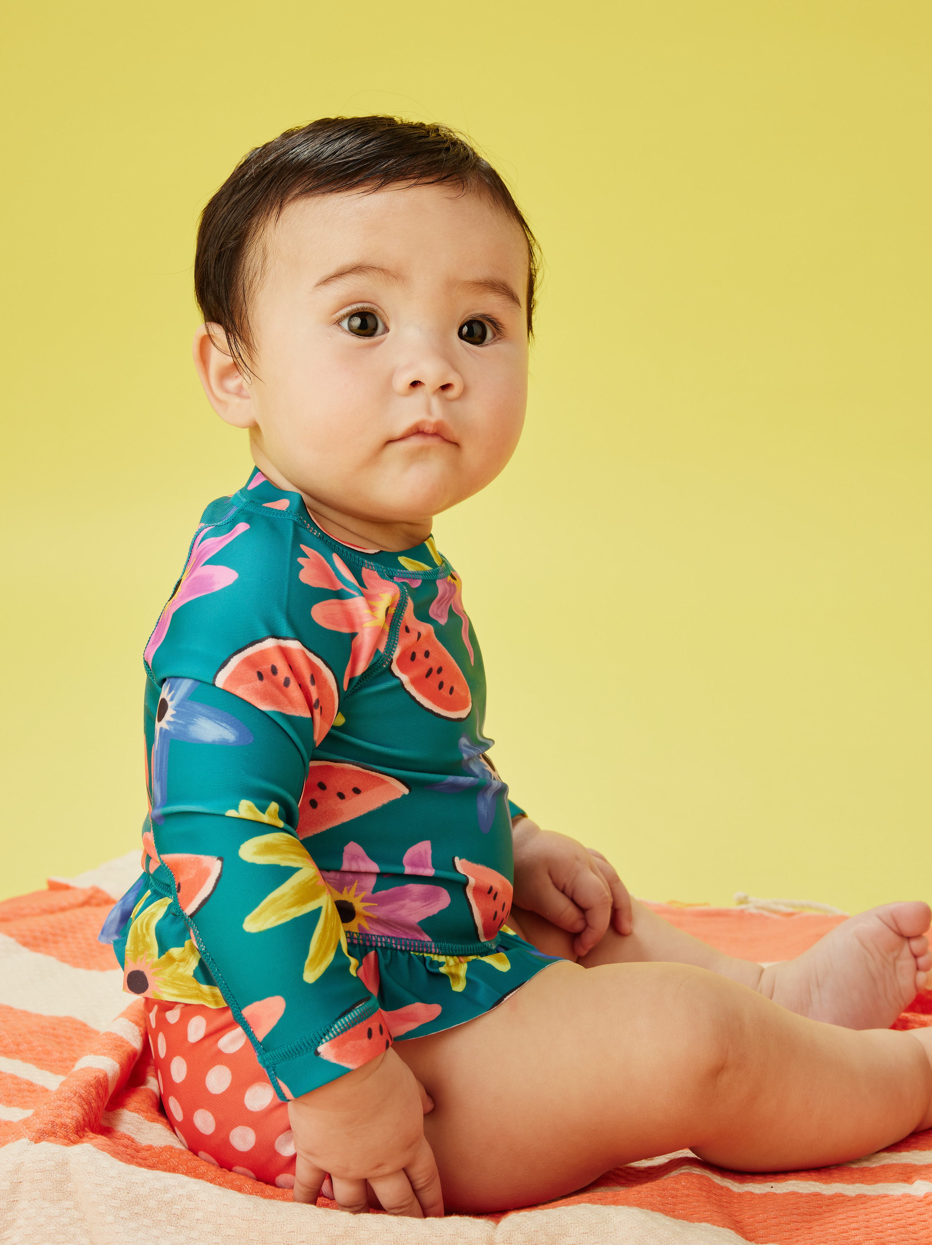 Rash Guard Baby Swim Set Tea Collection