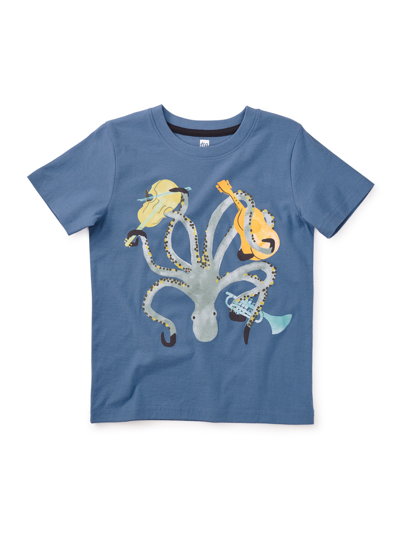 Musical Octopus Graphic Tee