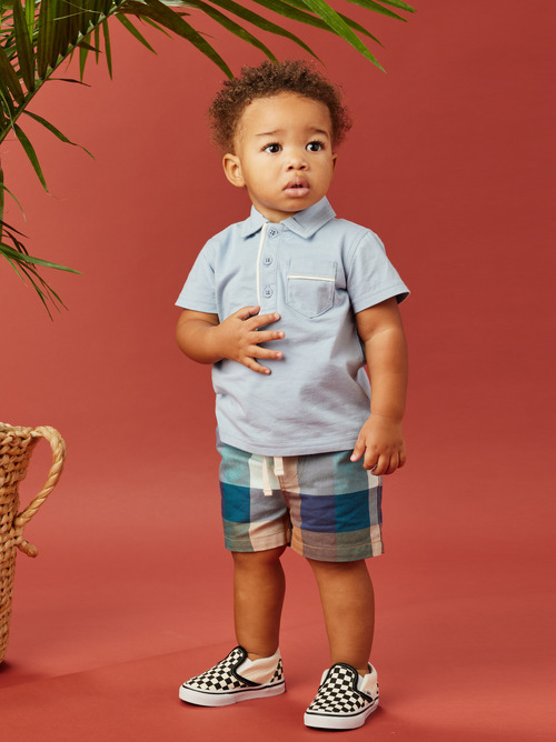 Baby Plaid Discovery Shorts