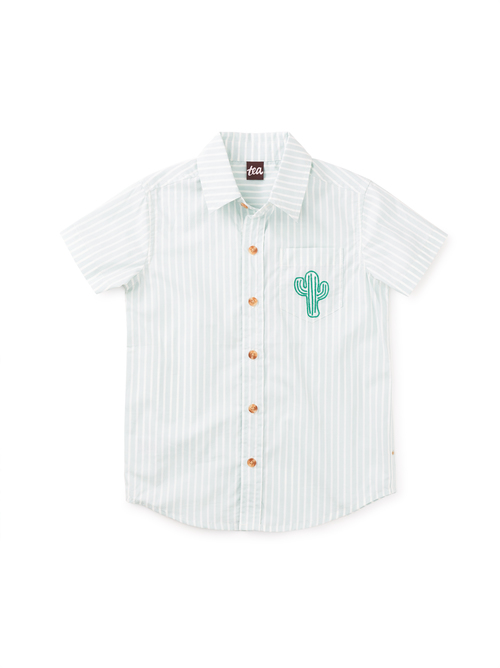 Button Up Woven Shirt