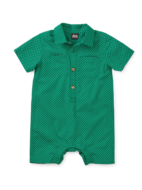 Buttoned Baby Romper