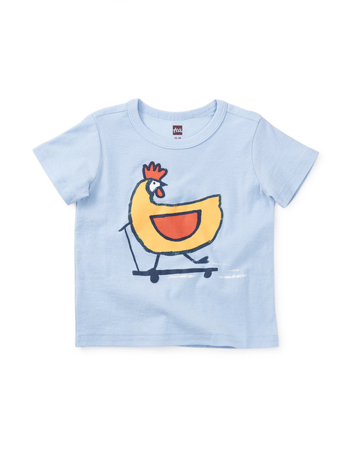 Chicken Scoot Baby Graphic Tee
