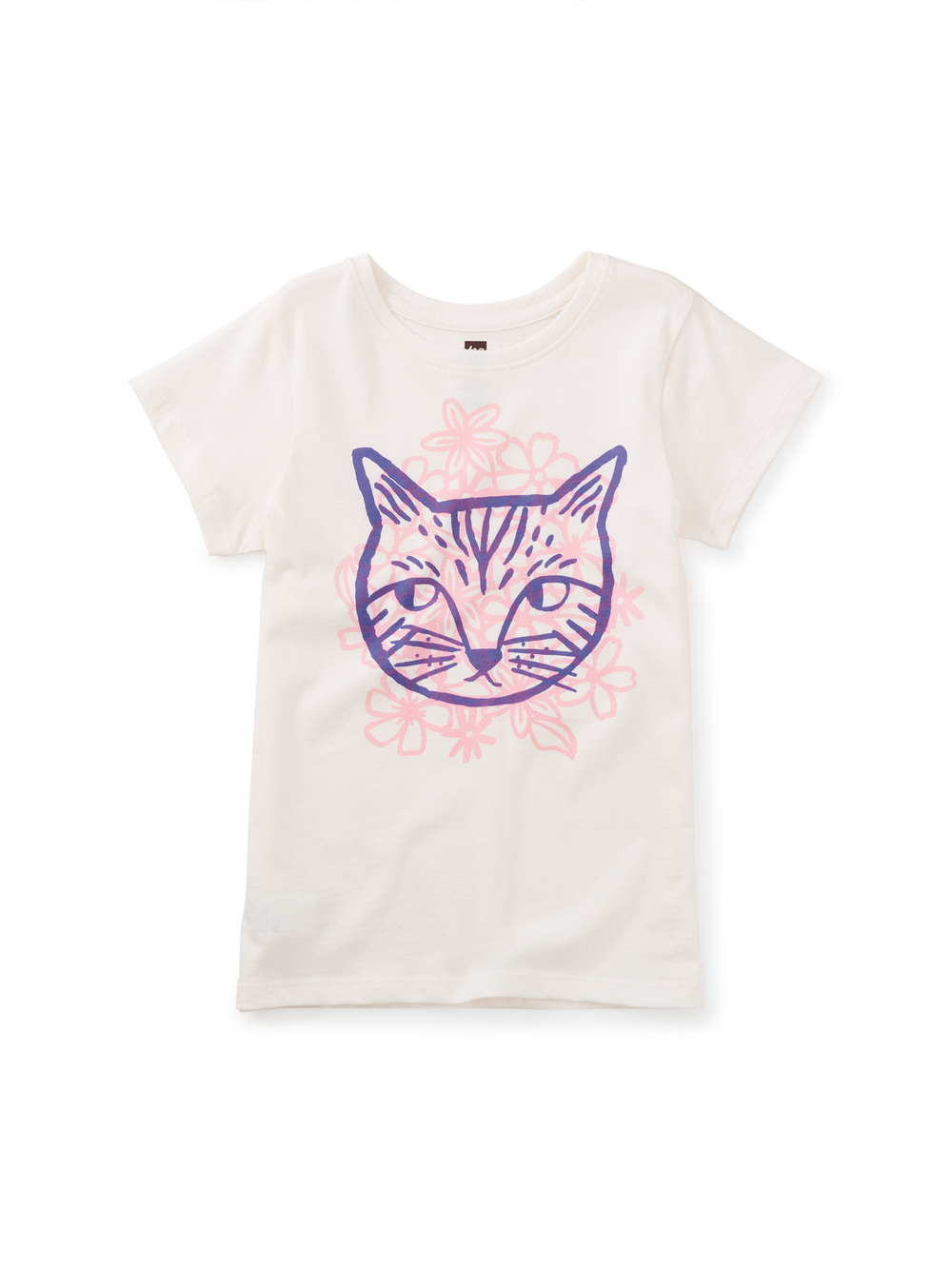 Floral Cat Graphic Tee