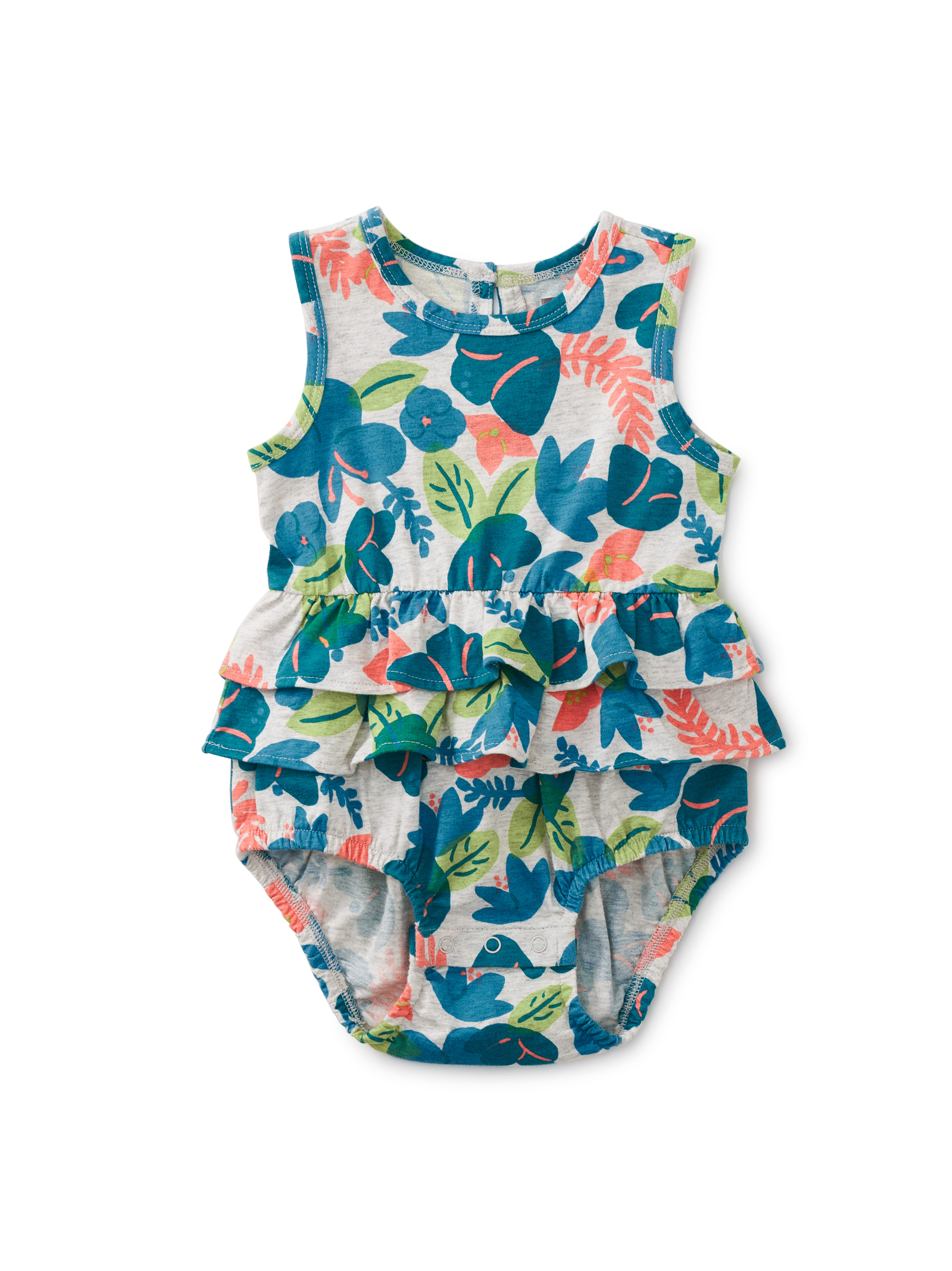 Tiered Ruffle Baby Romper | Tea Collection