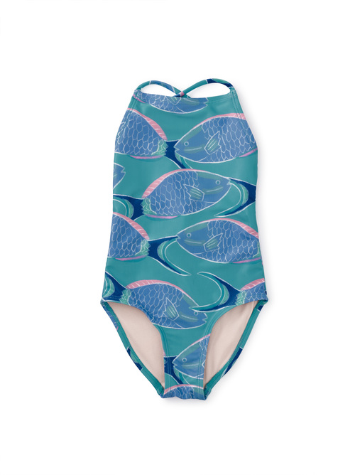 Cross Back One-Piece Swimsuit