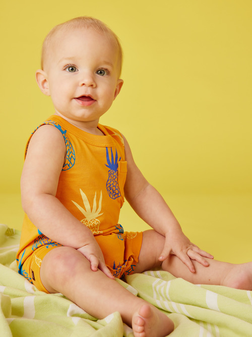 Pocket Tank Baby Romper