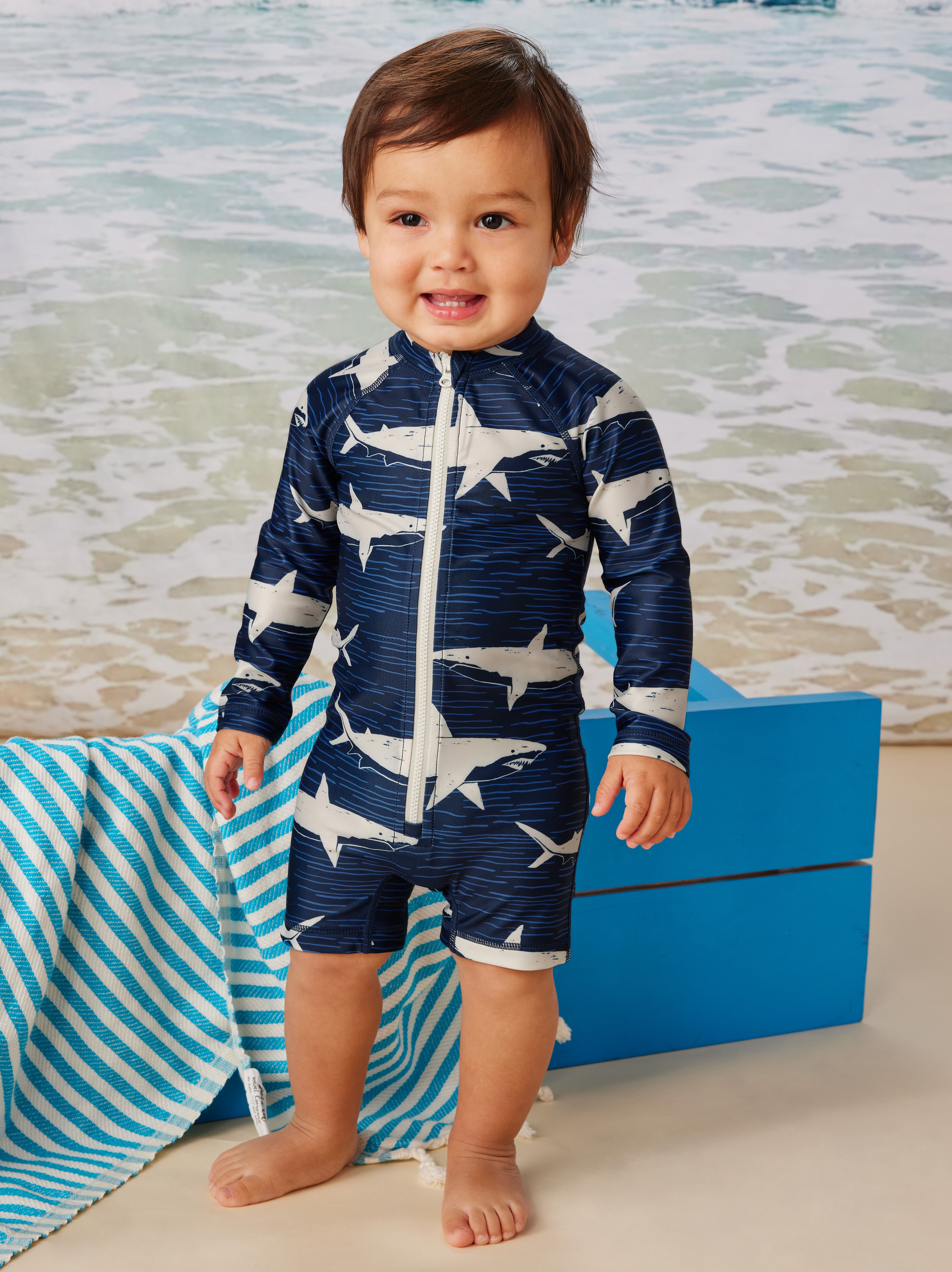Rash Guard Baby Swimsuit Tea Collection