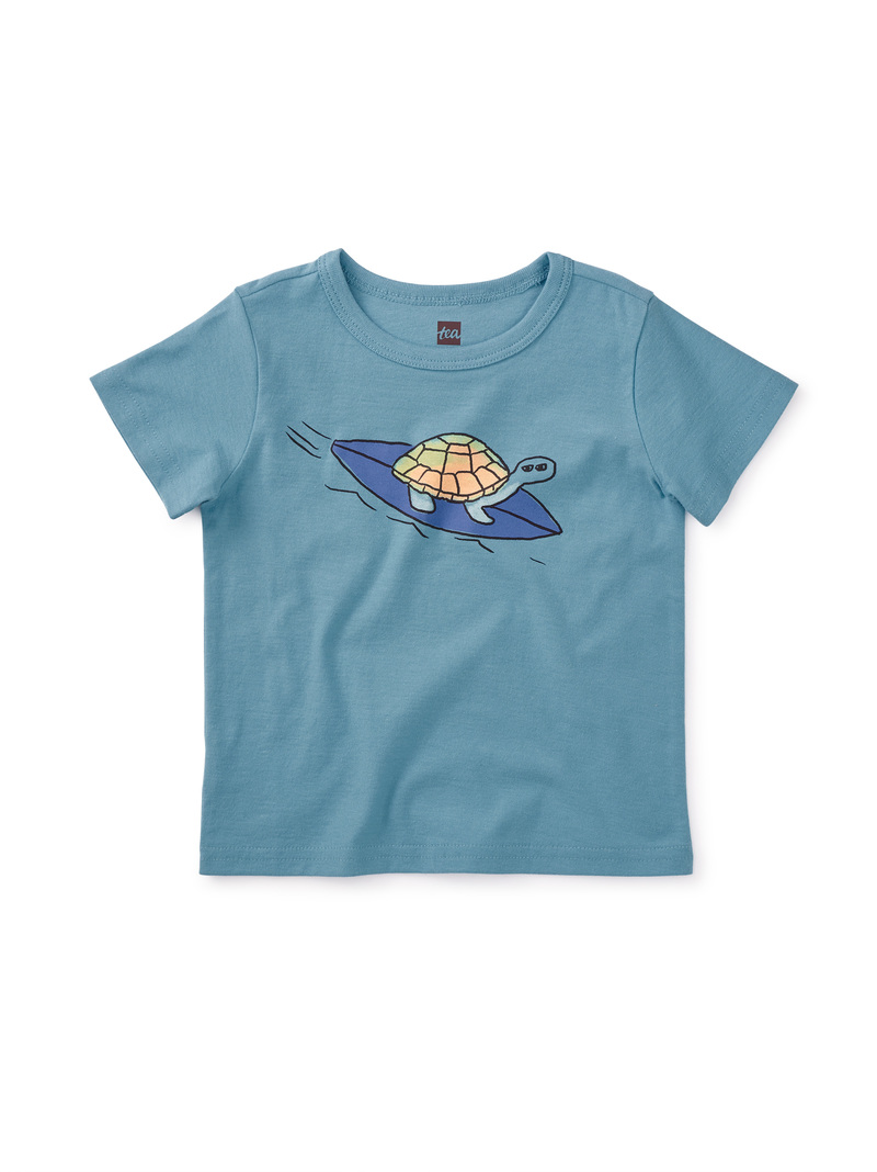 Surfin' Turtle Baby Graphic Tee