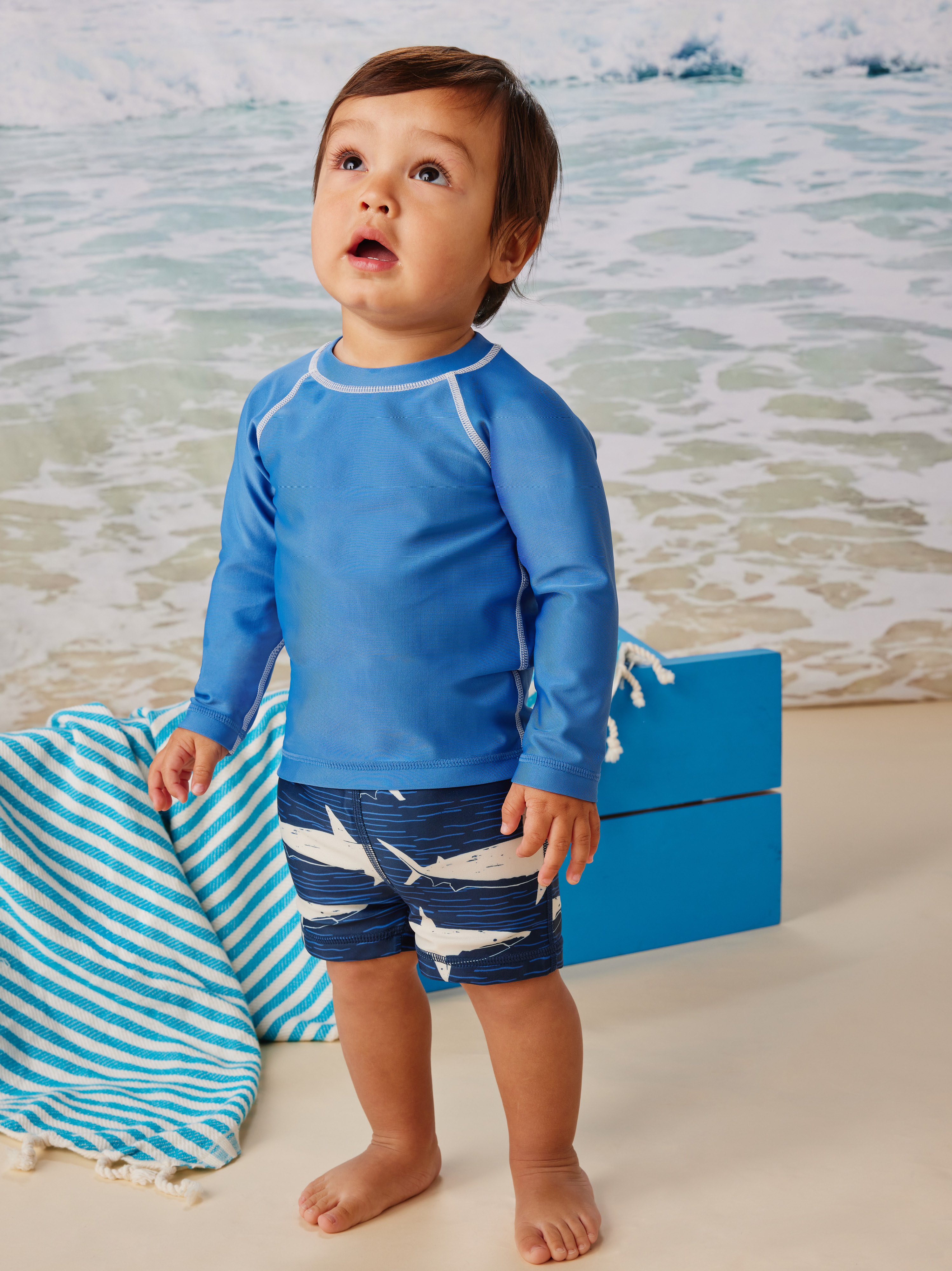 Rash Guard Baby Swim Set Tea Collection
