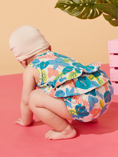 Tiered Ruffle Baby Romper