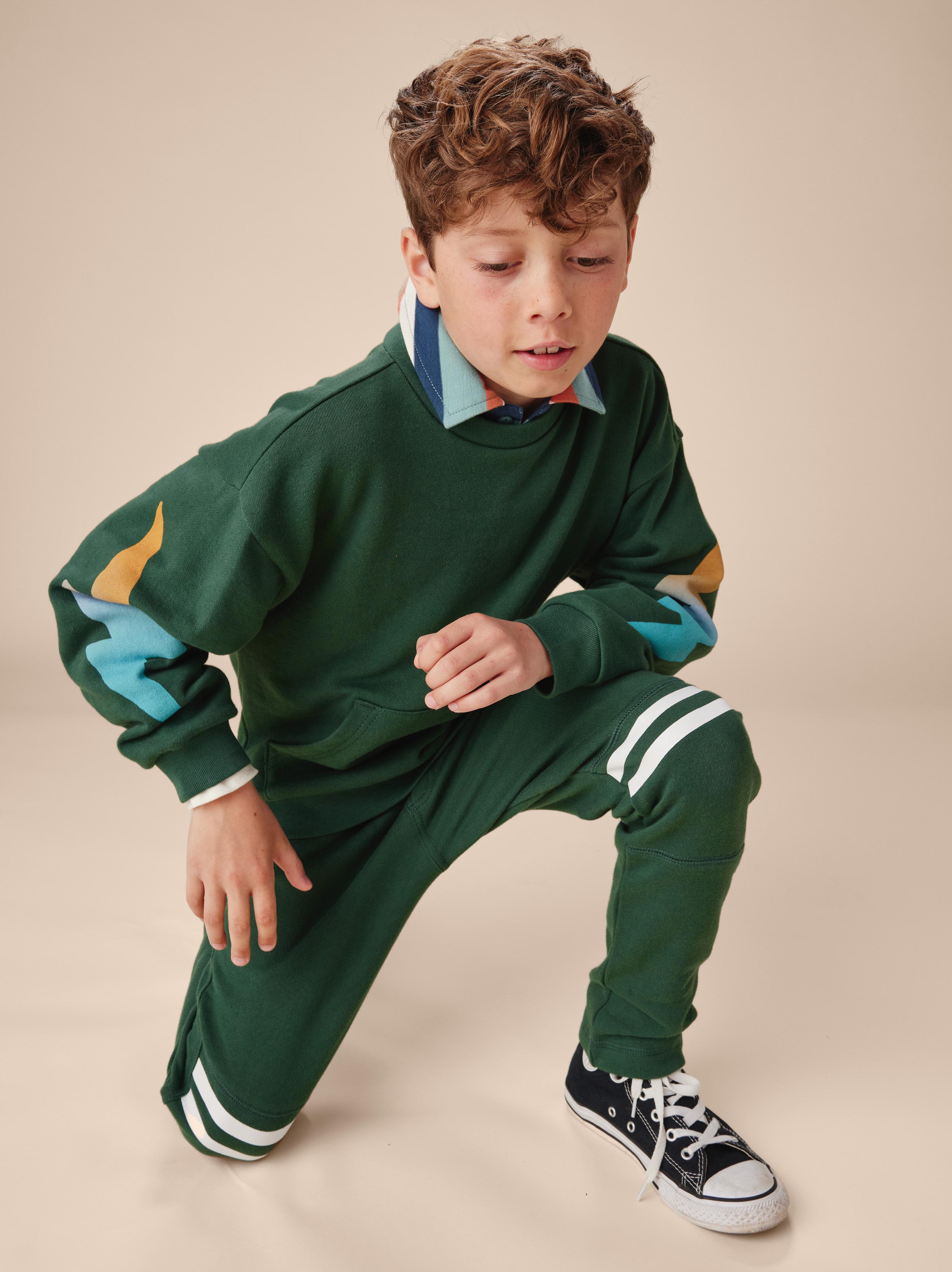 Speedy Striped Joggers Tea Collection