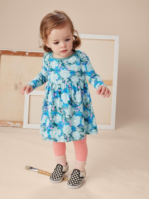 Long Sleeve Skirted Baby Dress