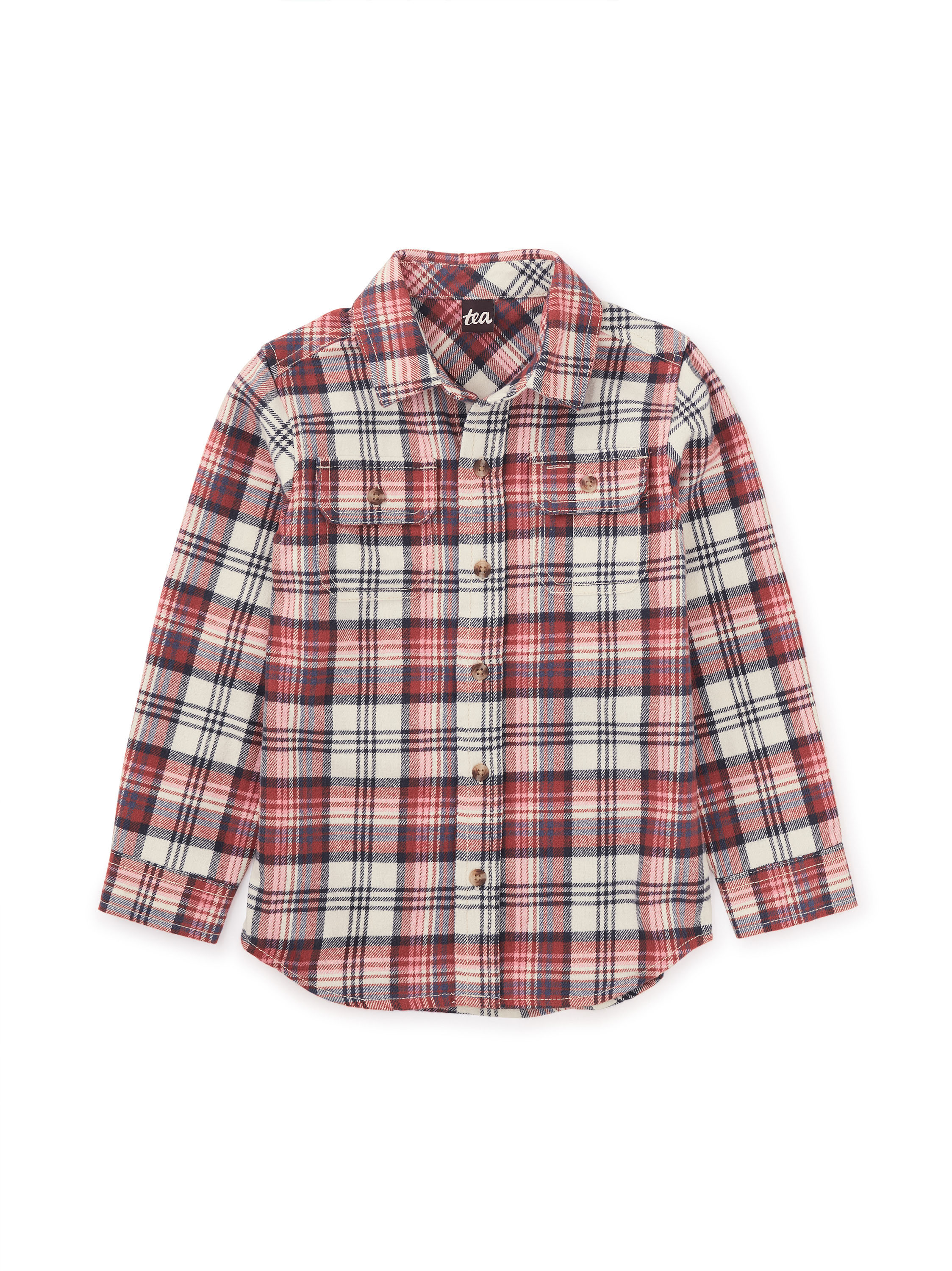 Flannel Button Up Shirt | Tea Collection