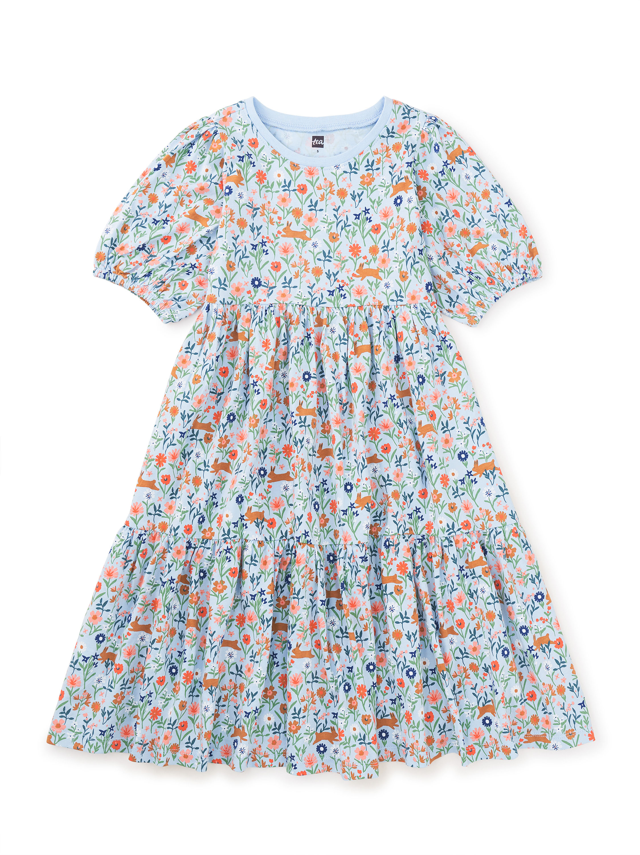 Flowy Tiered Midi Dress | Tea Collection