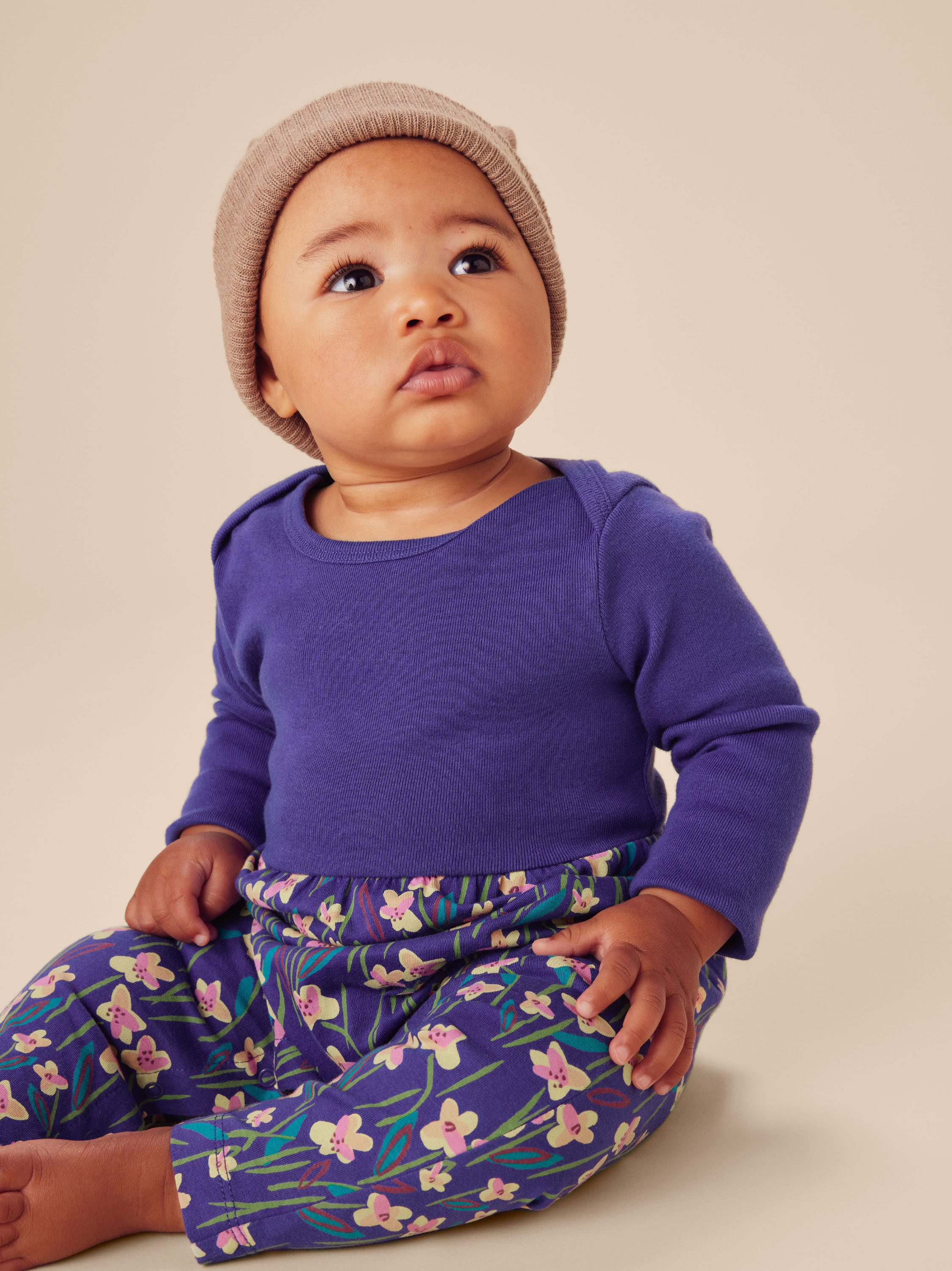 Print Mix Baby Romper Tea Collection