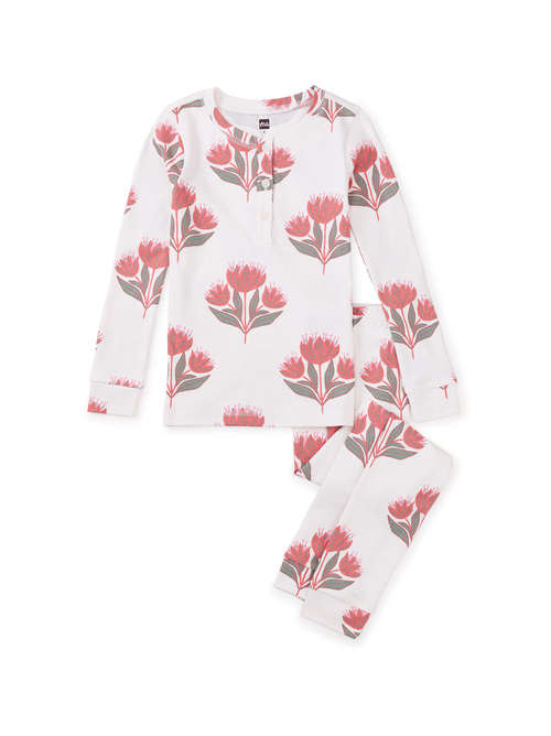 Pima Cotton Henley Pajama Set