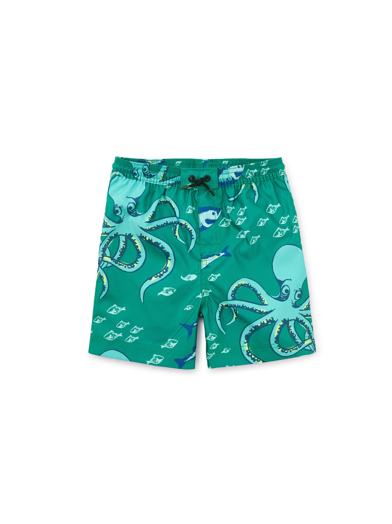 Mid Length Swim Trunks Tea Collection