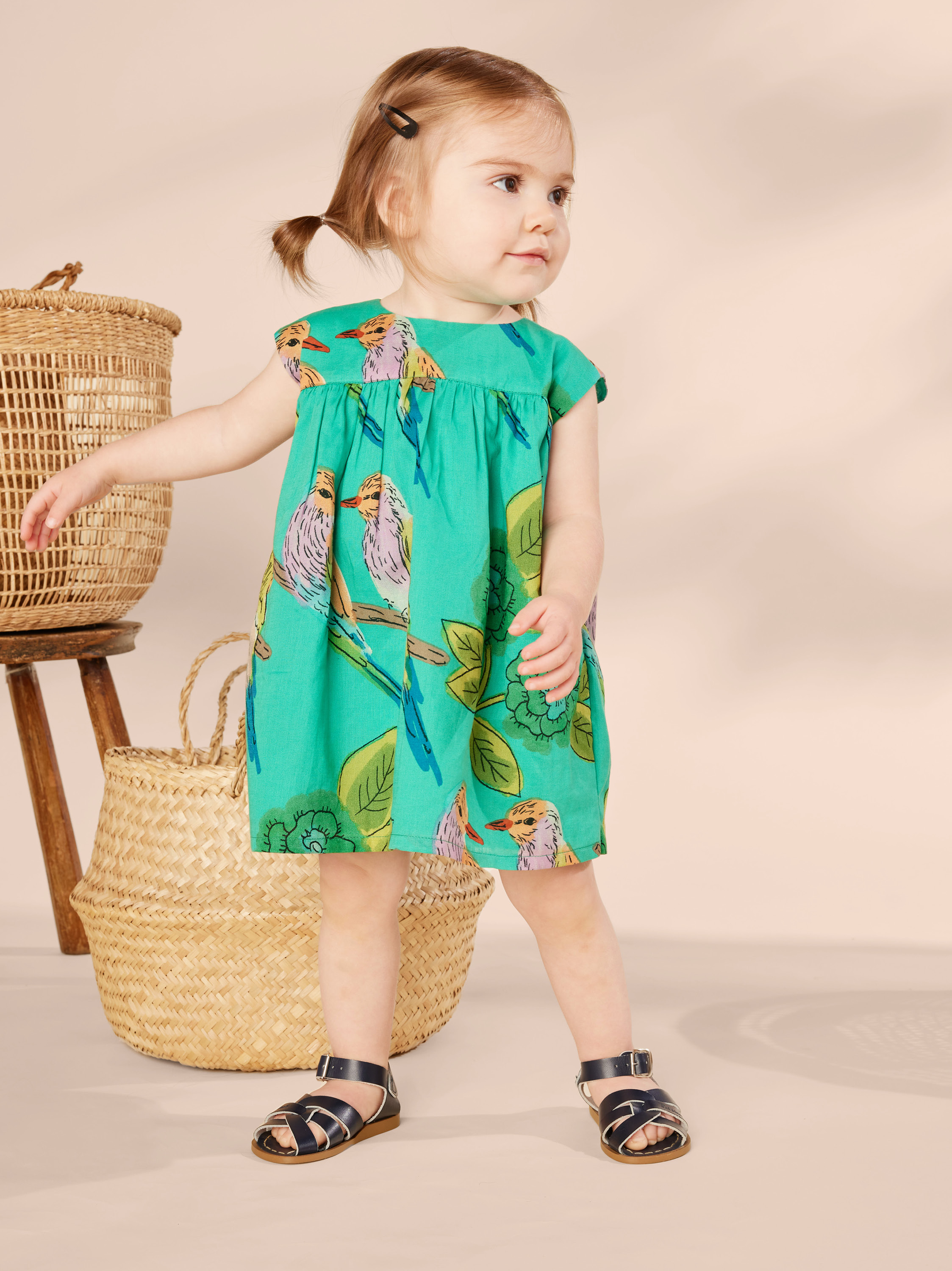 Printed Empire Baby Dress Set | Tea Collection