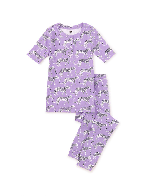 Pima Cotton Henley Pajama Set