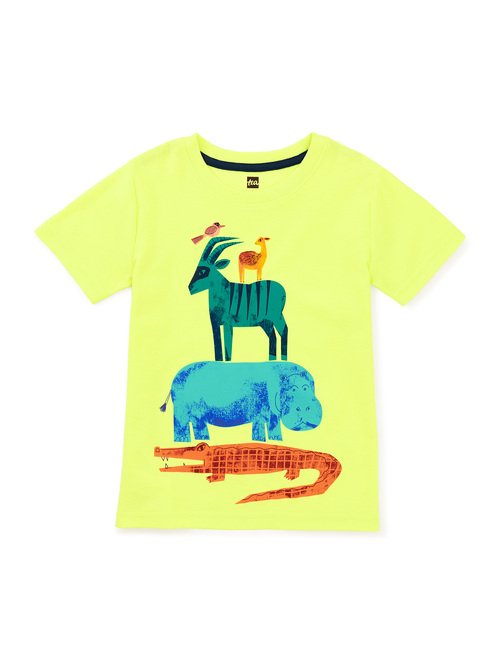 Stacked Animals Graphic Tee