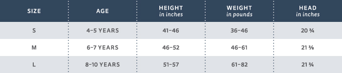 Collection Size Chart